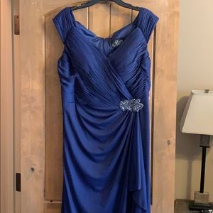 Navy blue formal dress
